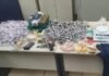 Operação conjunta apreende carro, arma, munições e drogas em Itaperuna