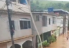 Nível do Rio Pirapetinga sobe rápido e inunda ruas e casas na divisa de Santo Antônio de Pádua com MG
