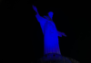 Cristo Redentor de Itaperuna se ilumina de azul em apoio ao Dia Mundial da Conscientização do Autismo