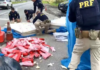 PRF flagra 400 kg de maconha escondidos dentro de colchões na BR-101