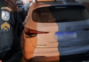 Carro é apreendido pela polícia no Centro em Porciúncula