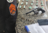 PM apreende revólver e maconha durante combate ao tráfico de drogas em Itaperuna