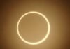 Eclipse “anel de fogo”, acontece nesta quarta-feira (2)