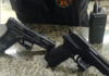 PM apreende dois simulacros de arma de fogo e rádio transmissor em Itaperuna