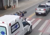 Idosa é atropelada por moto na faixa de pedestre em Itaperuna